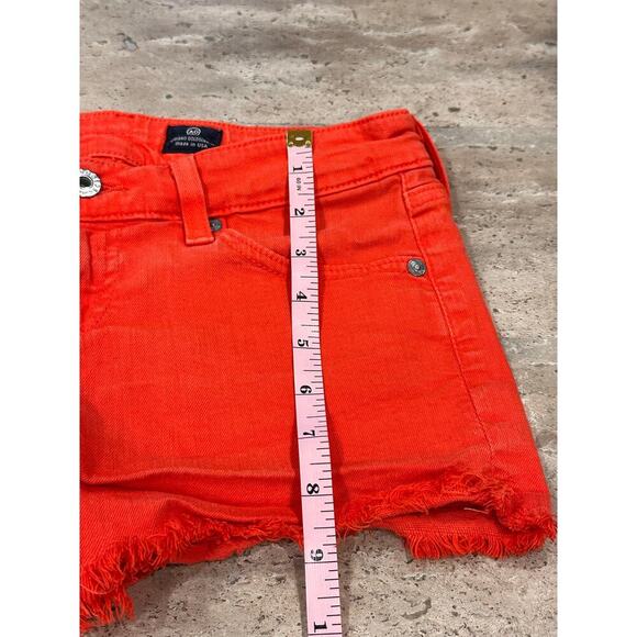AG Adriano Goldschmied "The Mary Jane" Low Rise Cut Off Shorts size 25 - Picture 6 of 7